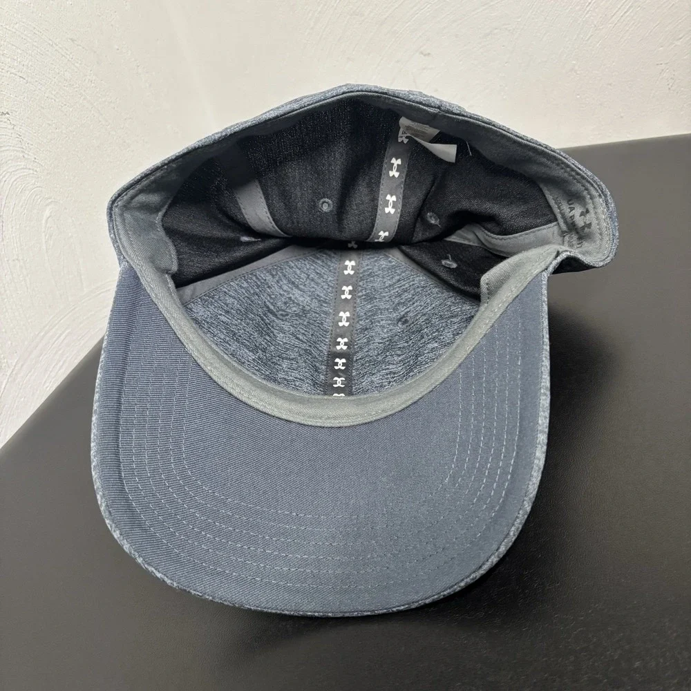 Under Armour Blitzing Hat Cap Fitted Adult Size L/XL Blue Gray/Blue‎ Unisex